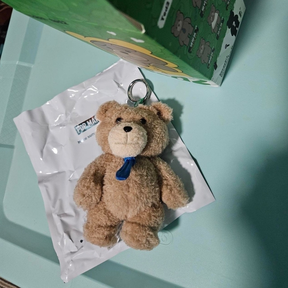 Ted 2 Necktye Bear Keychain